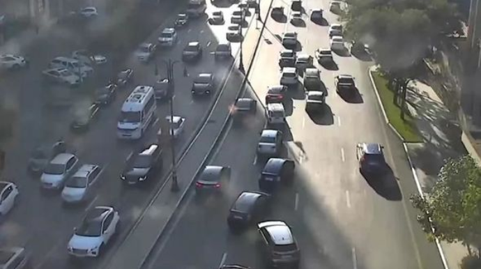 Bakıda bu yollarda sıxlıq var - SİYAHI   - FOTO