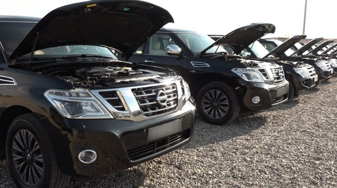 Əlahiddə Ümumqoşun Orduda avtomobillərə baxış keçirilib  - FOTO