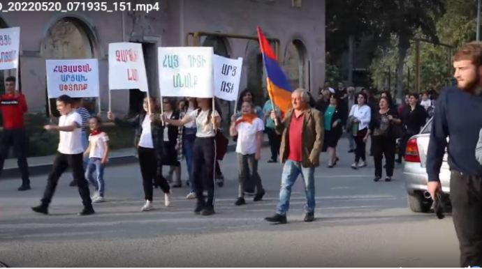 Tərtər ərazisində erməni yürüşü...  - "Qarabağ heç vaxt Azərbaycanın olmayacaq!" - VİDEO 