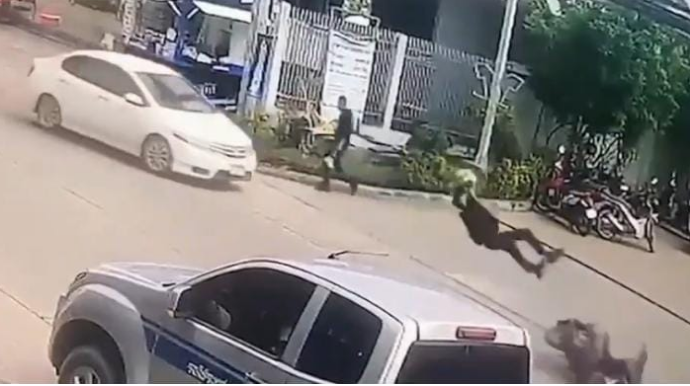 Baykeri tok vurdu; şok keçirdi -ANBAAN VİDEO  