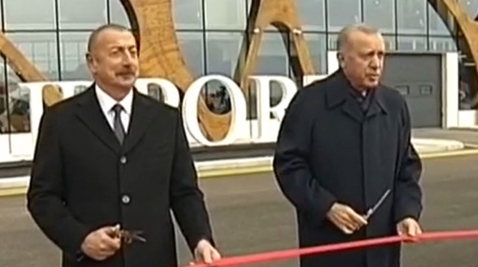 Azərbaycan və Türkiyə liderləri Füzuli Beynəlxalq Hava Limanının açılışını etdi   - FOTO (YENİLƏNİB)