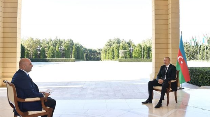 İlham Əliyev Türkiyənin “Haber Türk” televiziya kanalına müsahibə verib  - FOTO