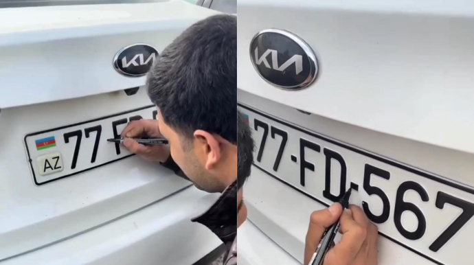 Qeydiyyat nişanına bu dəyişikliyə görə müdaxilə edənlər CƏRİMƏLƏNƏCƏK - VİDEO 