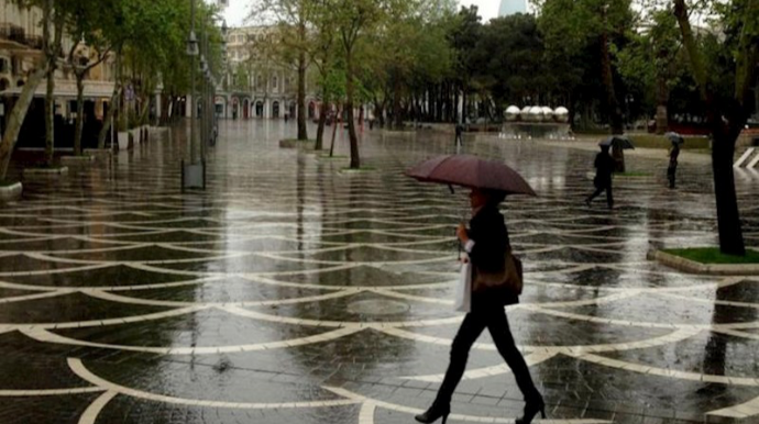 Sabah bəzi ərazilərdə arabir yağış yağacaq, şimşək çaxacaq - XƏBƏRDARLIQ