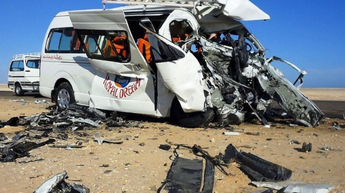 Misirdə yol qəzasında 12 nəfər həlak olub 