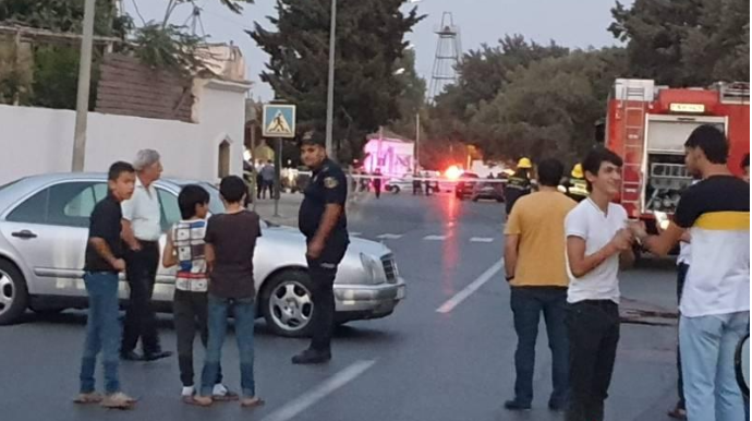 Bakıda DYP binasının yaxınlığında bomba həyəcanı - FOTO 