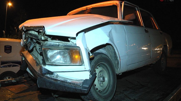 Salyanda bir ailənin 5 üzvü yol qəzasında xəsarət alıb