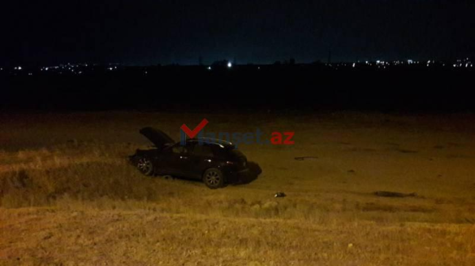 Bakıda "İnfiniti" dərəyə aşdı - 3 nəfər xəsarət aldı  - FOTO