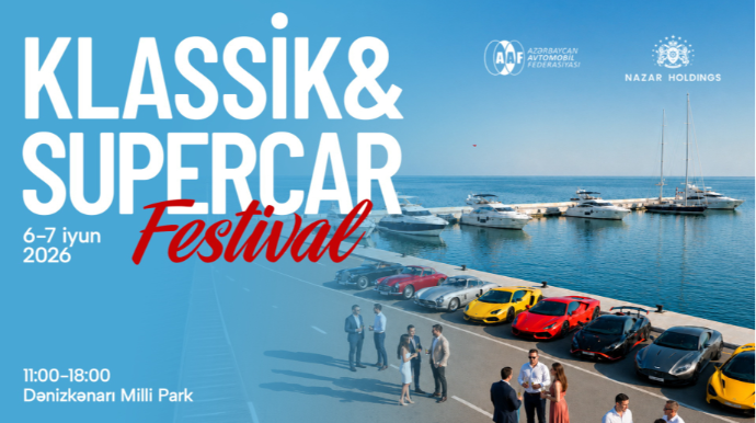 Bakı bulvarında klassik və sürət avtomobillərinin festivalı keçiriləcək 