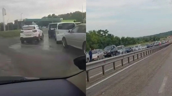 Rusiyada benzin qıtlığı yaşanır - VİDEO