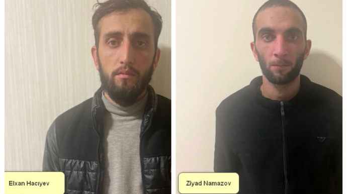 Goranboyda ödəmə terminalından oğurluq edən şəxslər saxlanılıb  - FOTO