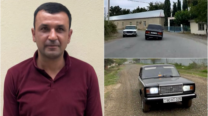 Ağdamda “07” ilə “avtoş”luq edib videolarını yayan sürücü 20 gün HƏBS OLUNDU  - VİDEO