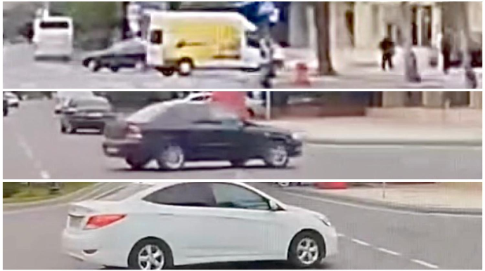 Bir-birindən geri qalmayan sürücülər dalbadal qayda pozub  təhlükə yaratdılar  - VİDEO