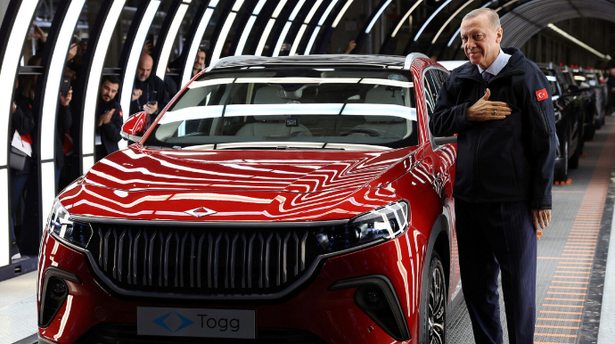 Ərdoğan: Azərbaycan Prezidenti İlham Əliyev “Togg”u yüksək qiymətləndirib