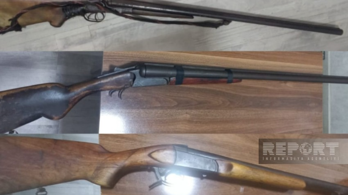 Biləsuvarda su arxının kənarında silah-sursat aşkarlanıb