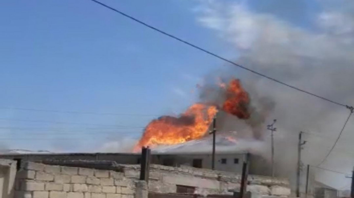 Binədə sexdə baş vermiş yanğın söndürülüb   - YENİLƏNİB - FOTO - VİDEO