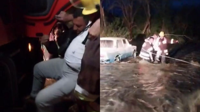 Cəbrayılda sel zamanı avtomobildə köməksiz qalan əcnəbi xilas edilib - FOTO - VİDEO