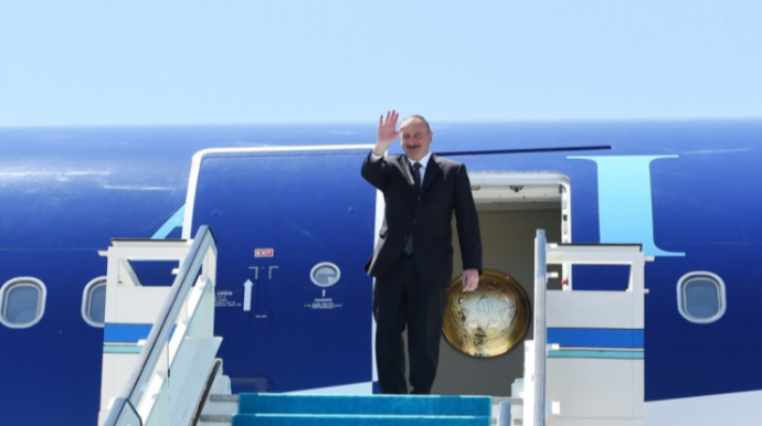 İlham Əliyev Moskvaya gedib