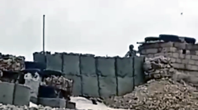 Erməni ordusu artıq daş atır - VİDEO