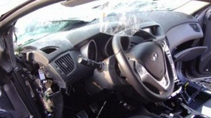 Qazaxda "Mitsubishi" aşdı - ÖLƏN VAR 