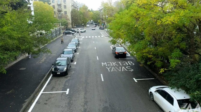 Завершен ремонт еще одной улицы в Ясамальском районе Баку  - ВИДЕО