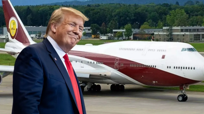 Tramp Qətərin ona hədiyyə etdiyi milyonlarla dollarlıq təyyarə ilə bağlı VƏD VERDİ 