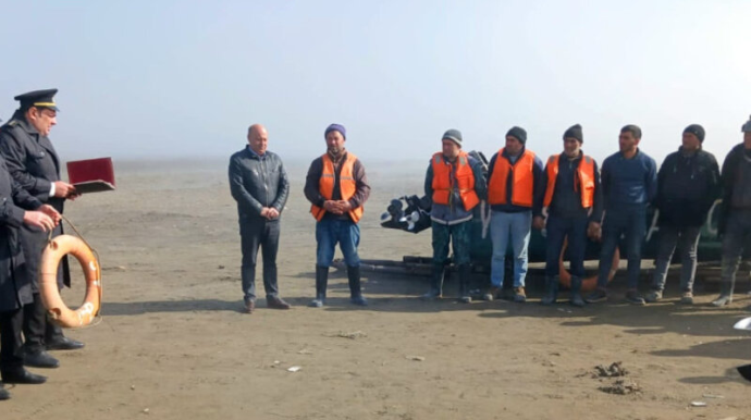 Kiçikhəcmli gəmi istifadəçiləri üçün silsilə maarifləndirmə tədbirləri keçirildi - FOTO