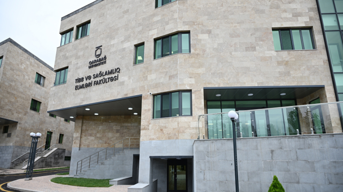 Bu da Qarabağ Universitetinin təzə korpusu - FOTO