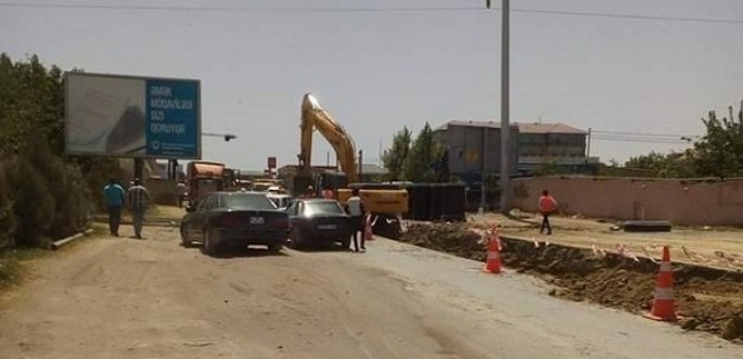 Novxanı yolu nə vaxt açılacaq? - FOTO