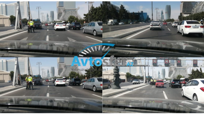 Bakıda zəncirvari qəza:  “Range Rover”, BMW, Mercedes...  - FOTO