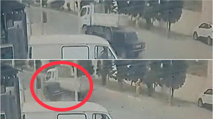 Türkanda ağır qəza: “VAZ” yük maşınına çırpıldı, sürücünün ayaqları sındı - ANBAAN VİDEO