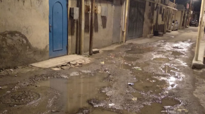 Yasamalın göbəyində “palçıq bulağı”:  “Üç ildir su küçə boyu axır, baxan yoxdur” - AÇIQLAMA - FOTO 