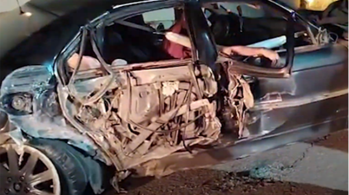 Daha bir “BMW” hasara çırpıldı - VİDEO