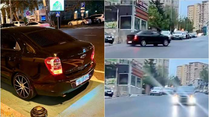 Yasamalda sakinləri təngə gətirən sürücü indi də tranzit nömrəylə “hoqqa” verir   - VİDEO