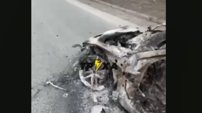 Bir ailənin bütün üzvləri maşında yanıb kül oldu - VİDEO