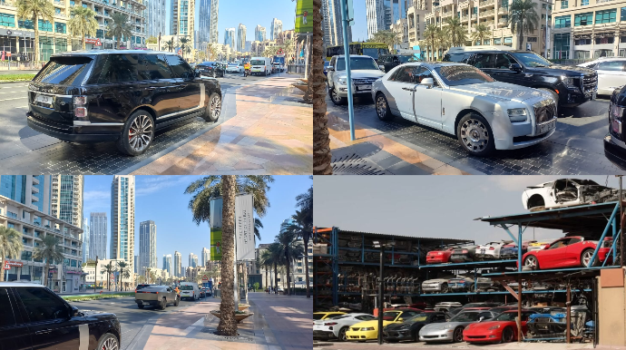 Dubay: Tərk edilmiş lüks avtomobillər və aldanan tamahkarlar - FOTO