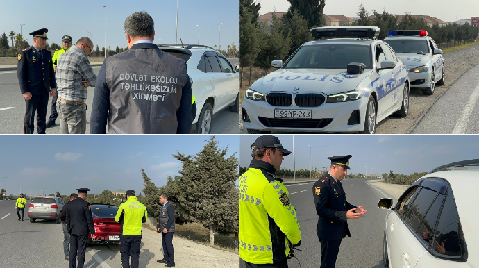 Xəzərdə ətraf mühiti çirkləndirən sürücülər 50 manat CƏRİMƏLƏNDİ - VİDEO 