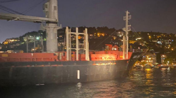 Bosfor boğazında gəmilərin hərəkəti dayandırılıb