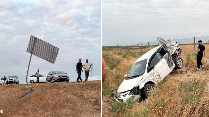 Cəlilabadda yol qəzası olub, xəsarət alanlar var - FOTO 