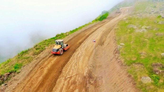 Toğanalı-Kəlbəcər-İstisu avtomobil yolunda işlər nə yerdədir?