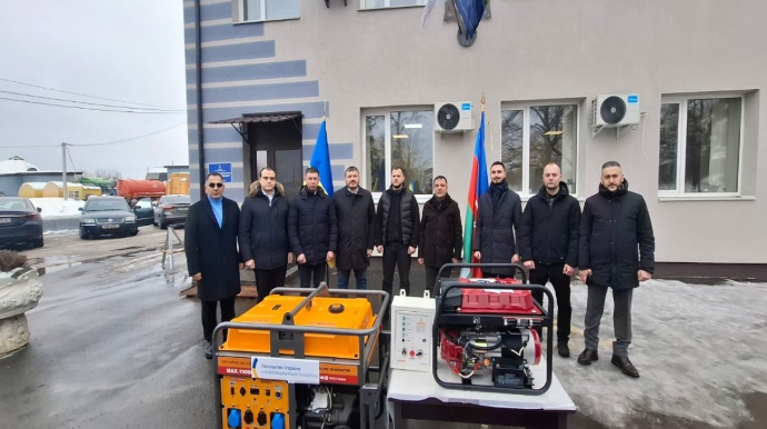 Azərbaycandan Ukraynaya generatorlar göndərildi - FOTO