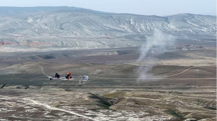 Azərbaycan Ordusunda taktiki təlim keçirildi 