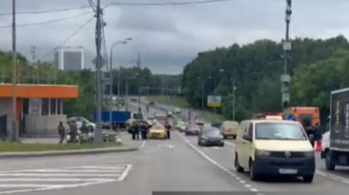 Moskvaya giriş və çıxış yoxlanılır - FOTO