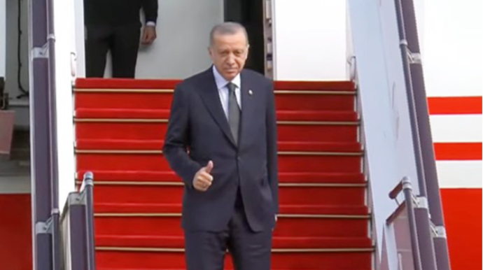 Zəngilan aeroportunu görən Ərdoğandan maraqlı reaksiya  - VİDEO