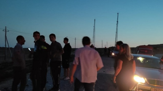 Qobustanda yol qəzası baş verib  - FOTO