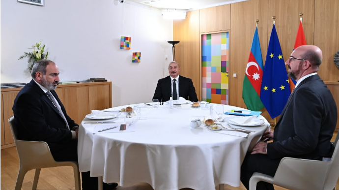 Brüsseldə görüş başladı - FOTO 