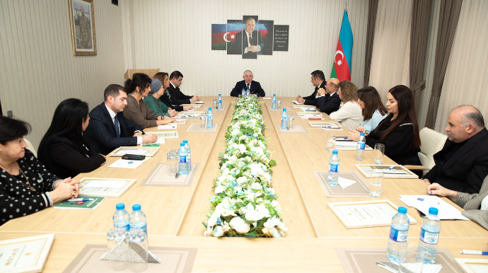 DİN QHT nümayəndələrini təltif etdi  - FOTO