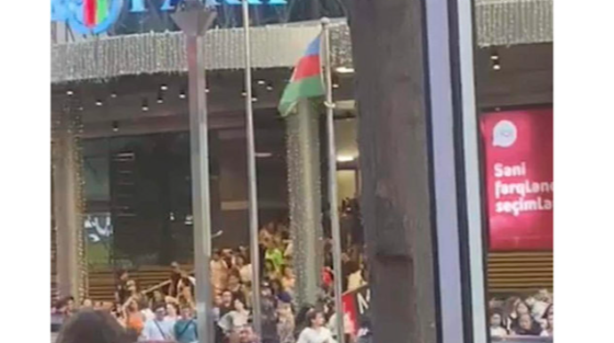 “Metropark”da bomba həyəcanı -  Polis hərəkətə keçdi   - VİDEO