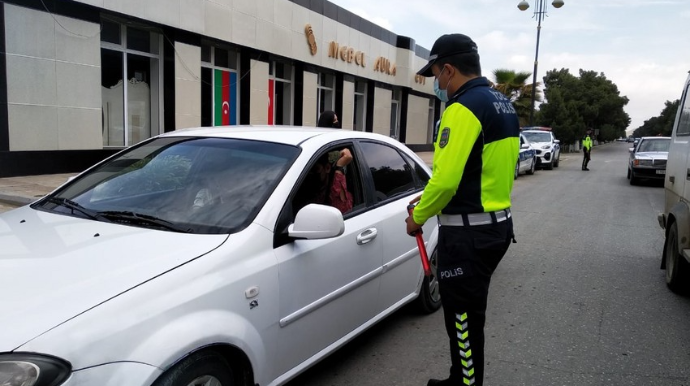 Şirvanda qaydaları pozan sürücülər cərimələndi  - FOTO