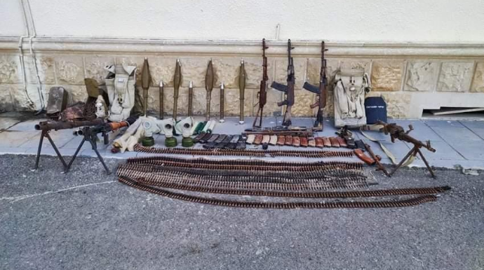 Düşmənin Füzulidə atıb qaçdığı silah-sursatın sayı açıqlandı - FOTO